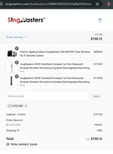 LUISGABA coupon verification screenshot