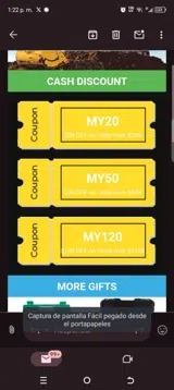 Sinocmp coupon verification screenshot