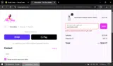 The Sissy Market coupon verification screenshot