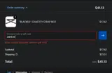 The Sissy Market coupon verification screenshot