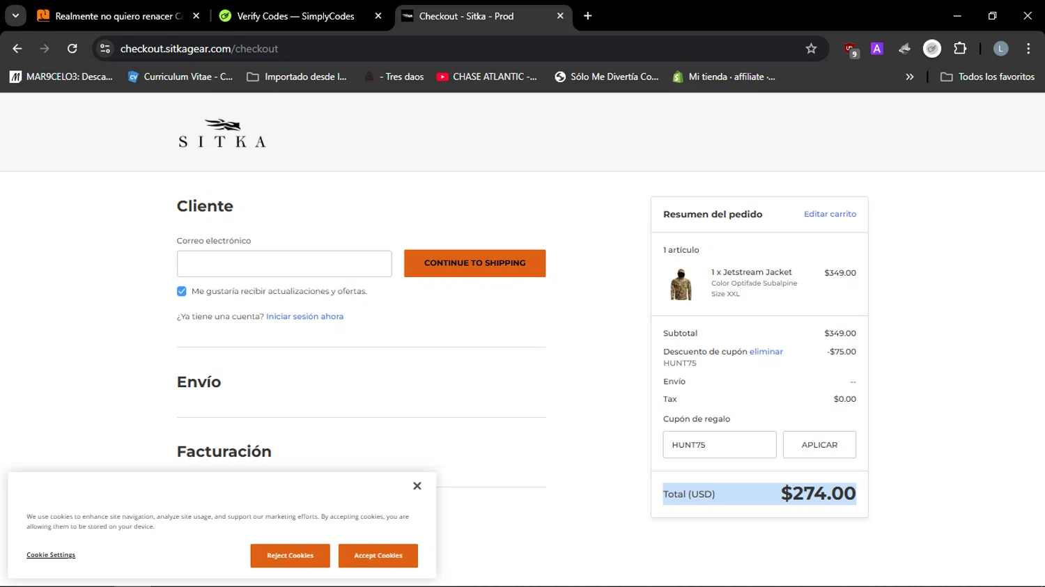 Sitka Gear Promo Codes - $75 Off Coupons Jan 2025