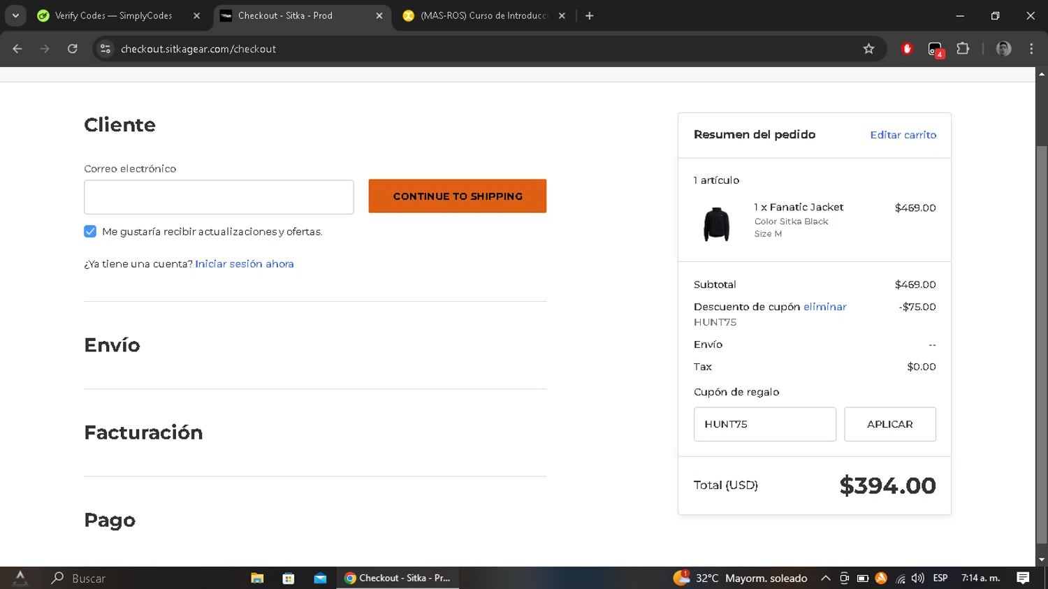 Sitka Gear Promo Codes - $75 Off Coupons Jan 2025