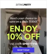 SPRETTY10 coupon verification screenshot
