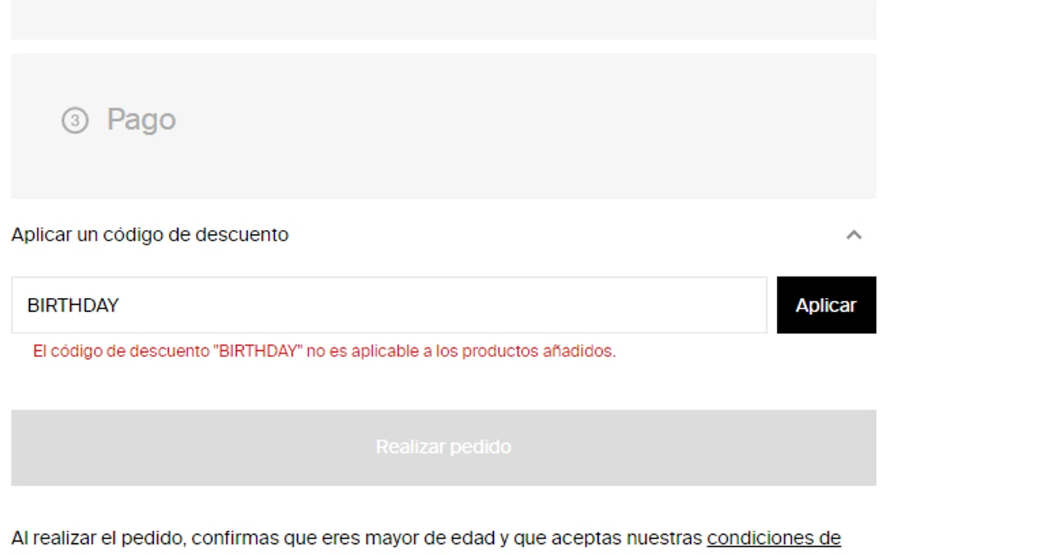 Sivasdescalzo discount code screenshot showing code BIRTHDAY applied at Sivasdescalzo checkout page. Uploaded by SimplyCodes community member veronicaarias on Nov 14, 2025