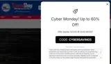 CYBERSAVINGS coupon verification screenshot