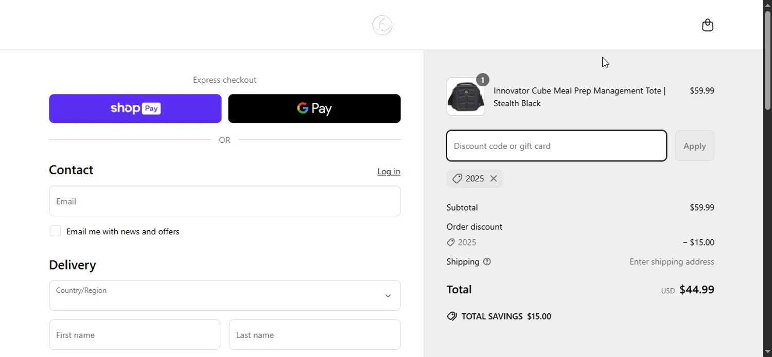 6 Pack Fitness promo code screenshot showing code 2025 applied at 6 Pack Fitness checkout page. Uploaded by SimplyCodes community member Prospecto on Mar 24, 2025