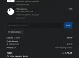 Size Glasses coupon verification screenshot