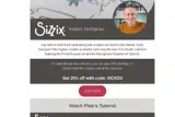 Sizzix coupon verification screenshot
