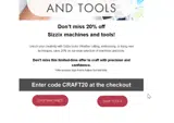 CRAFT20 coupon verification screenshot