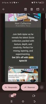 Apter20 coupon verification screenshot