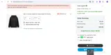 San Jose Sharks Shop coupon verification screenshot