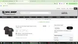 San Jose Sharks Shop coupon verification screenshot