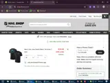 San Jose Sharks Shop coupon verification screenshot