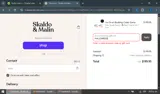 Skaldo & Malin coupon verification screenshot