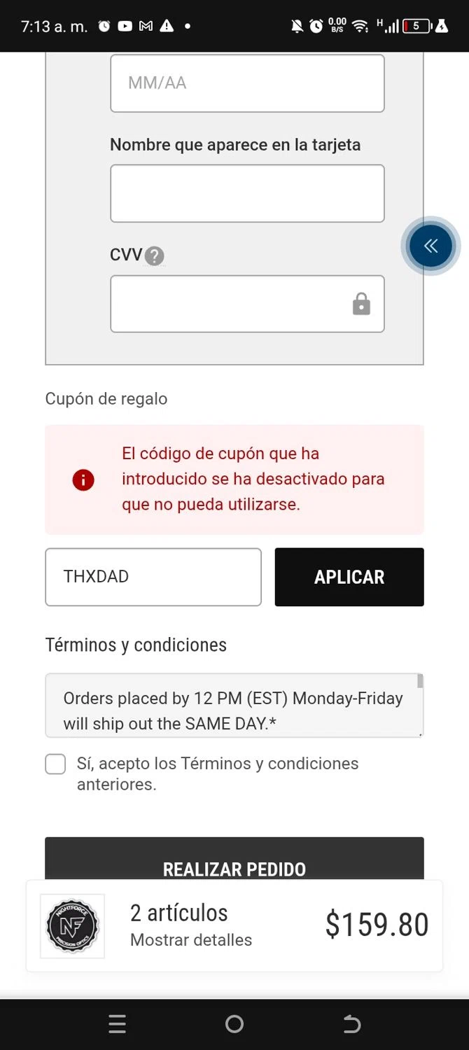 SKD Tactical promo code screenshot showing code THXDAD applied at SKD Tactical checkout page. Uploaded by SimplyCodes community member GoldSleuth9744 on Jul 2, 2025