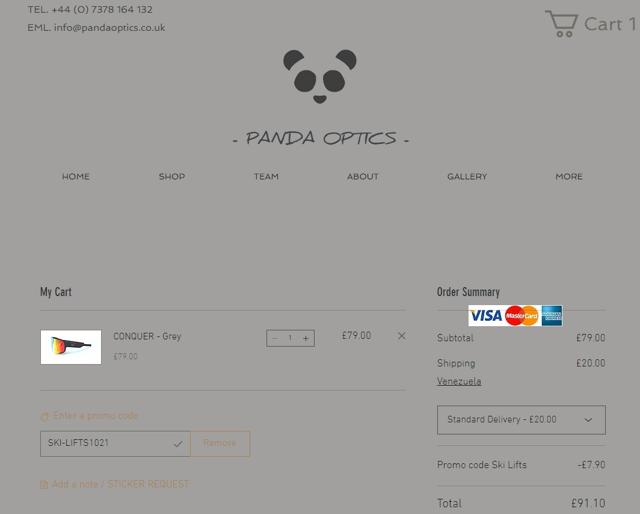 Ski-Lifts checkout page showing Ski-Lifts promo code box | Screenshot taken by SimplyCodes community member on May 9, 2021
