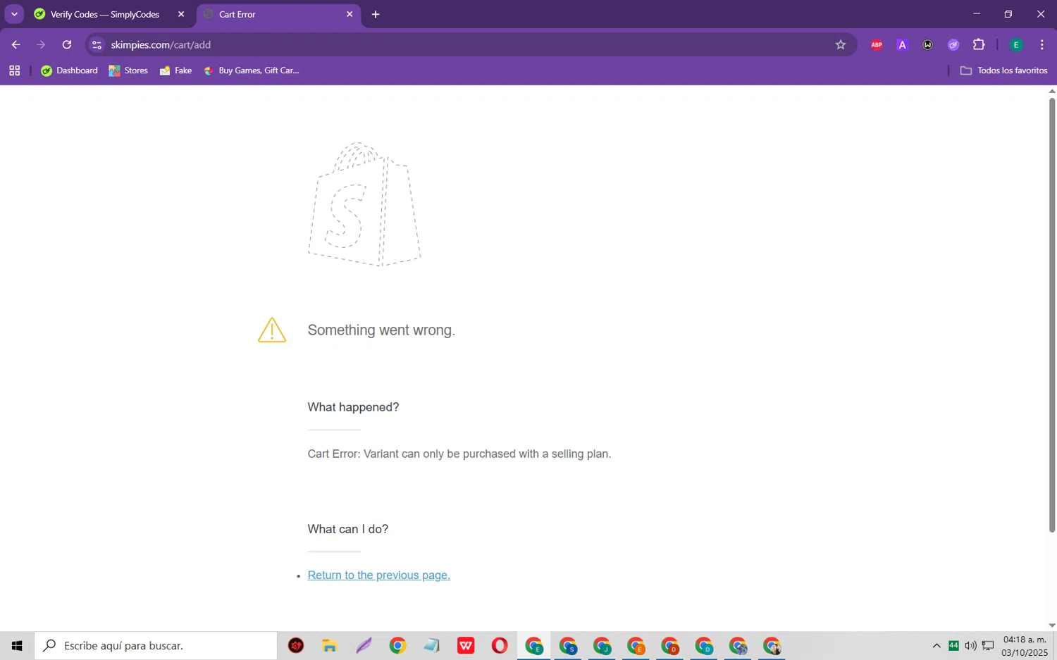 Skimpies promo code screenshot showing code FLIRTY30 applied at Skimpies checkout page. Uploaded by SimplyCodes community member RebateScholar429 on Oct 3, 2025