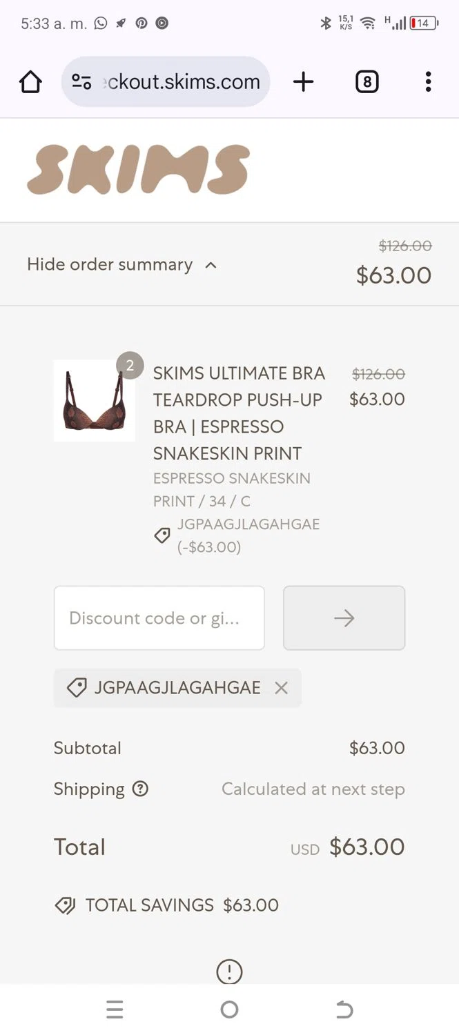 SKIMS Discount Codes 50 Off January 2025