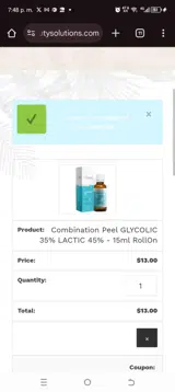 FALLSKIN2024 coupon verification screenshot