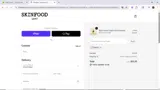 SkinFood coupon verification screenshot