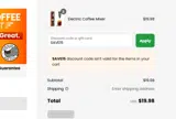 SAVE15 coupon verification screenshot