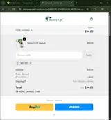 Skinny Up coupon verification screenshot