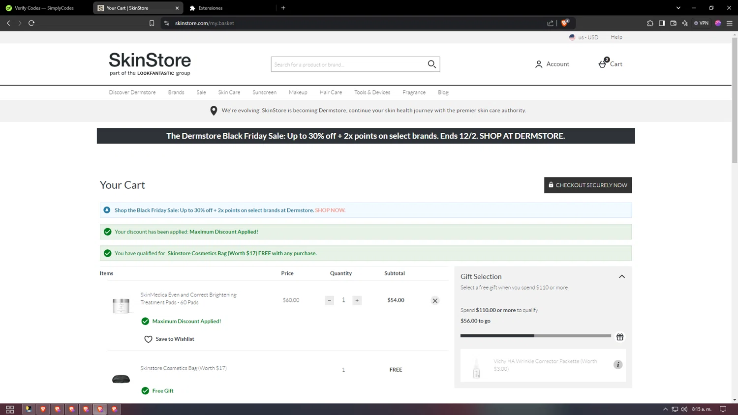 how to use SkinStore coupons