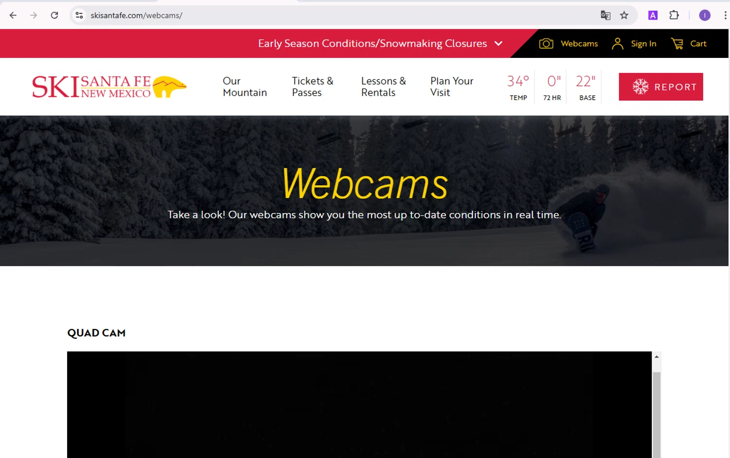 Ski Santa Fe checkout page showing Ski Santa Fe promo code box | Screenshot taken by SimplyCodes community member on Dec 19, 2024