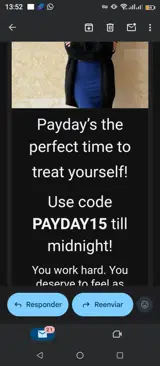 PAYDAY15 coupon verification screenshot