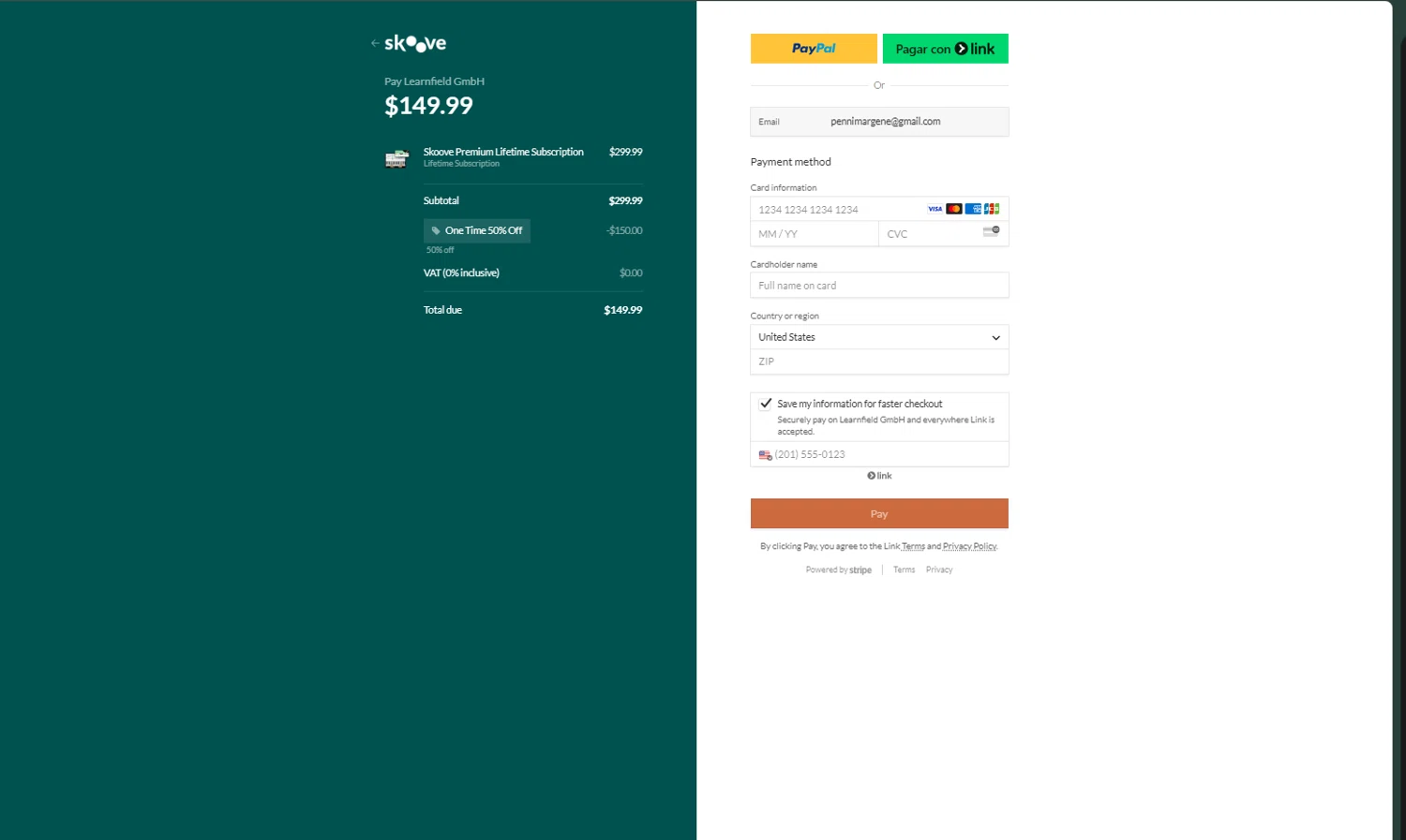 Skoove promo code screenshot showing code NYLFT25 applied at Skoove checkout page. Uploaded by SimplyCodes community member Isabelle_adjanichamber on Jul 13, 2025