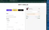 Sky Dolls coupon verification screenshot