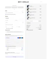 Sky Dolls coupon verification screenshot