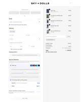 Sky Dolls coupon verification screenshot