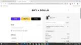 Sky Dolls coupon verification screenshot