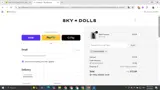 Sky Dolls coupon verification screenshot