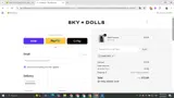 Sky Dolls coupon verification screenshot