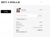 Sky Dolls coupon verification screenshot