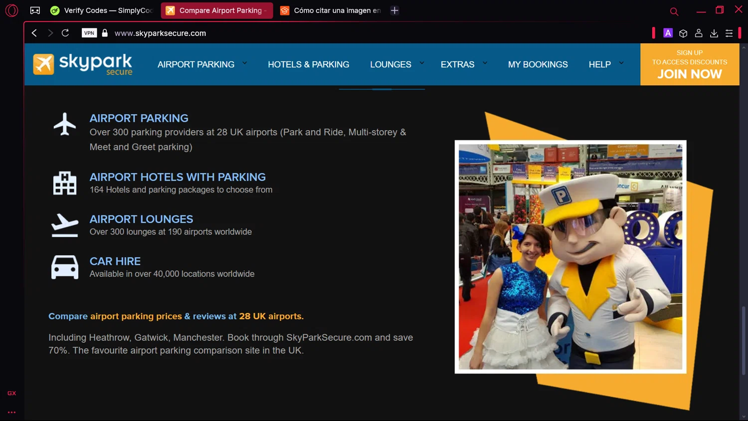 SkyParkSecure - Airport Parking discount code screenshot showing code LPLVC applied at SkyParkSecure - Airport Parking checkout page. Uploaded by SimplyCodes community member Elsuanfonson on Feb 14, 2025