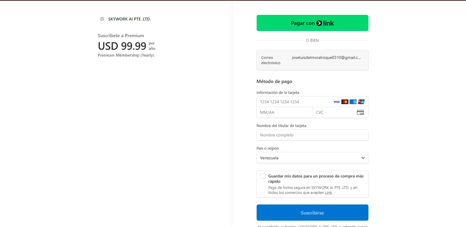 Skywork promo code screenshot showing code alenn50 applied at Skywork checkout page. Uploaded by SimplyCodes community member BrillianteMaestro892 on Dec 29, 2025