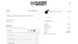 SLACKER15 coupon verification screenshot