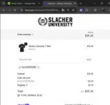SLACKERSAVE coupon verification screenshot