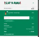 SLAPPYHOLIDAYS! coupon verification screenshot