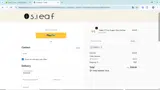 S.Leaf coupon verification screenshot