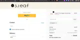 S.Leaf coupon verification screenshot