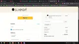 S.Leaf coupon verification screenshot