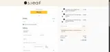 S.Leaf coupon verification screenshot