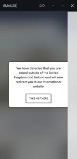EMAIL25 coupon verification screenshot