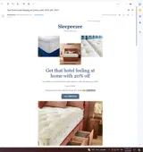 COMFORT20 coupon verification screenshot