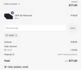 15OFF coupon verification screenshot