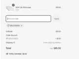 WELCOME30 coupon verification screenshot